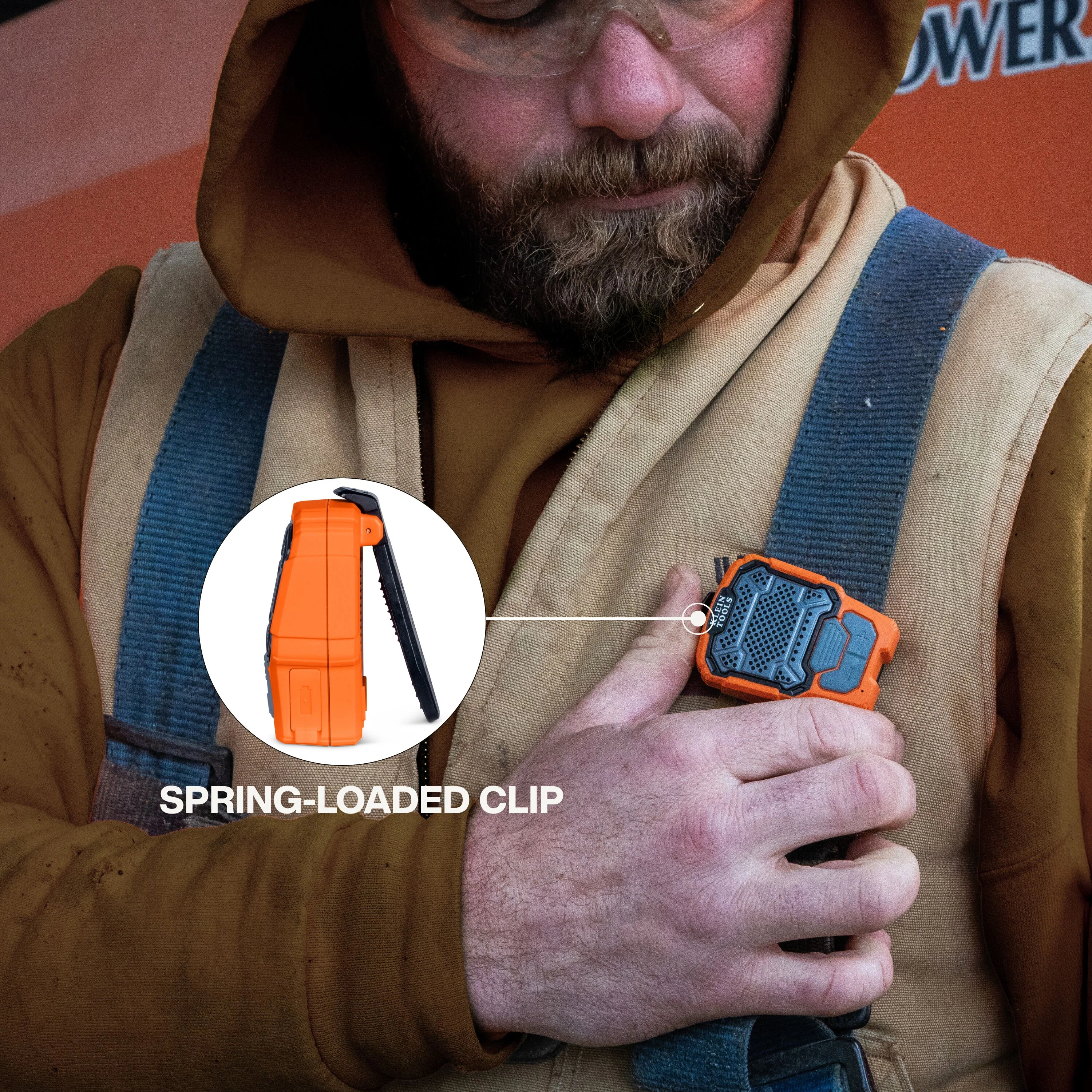 Klein Tools AEPWS1 Wearable Bluetooth Speaker - Image 5