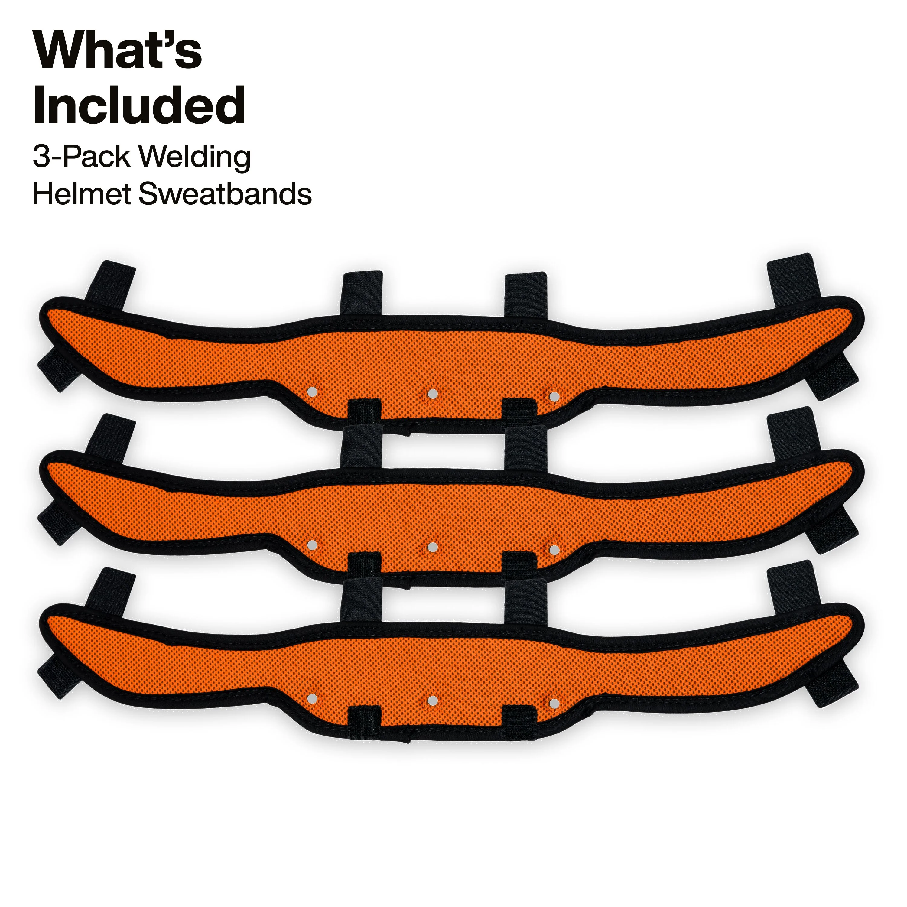 Klein Tools KWHSWTBND Phoenix Series Panoramic Welding Helmet Sweatband Replacement, 3-Pack - Image 3
