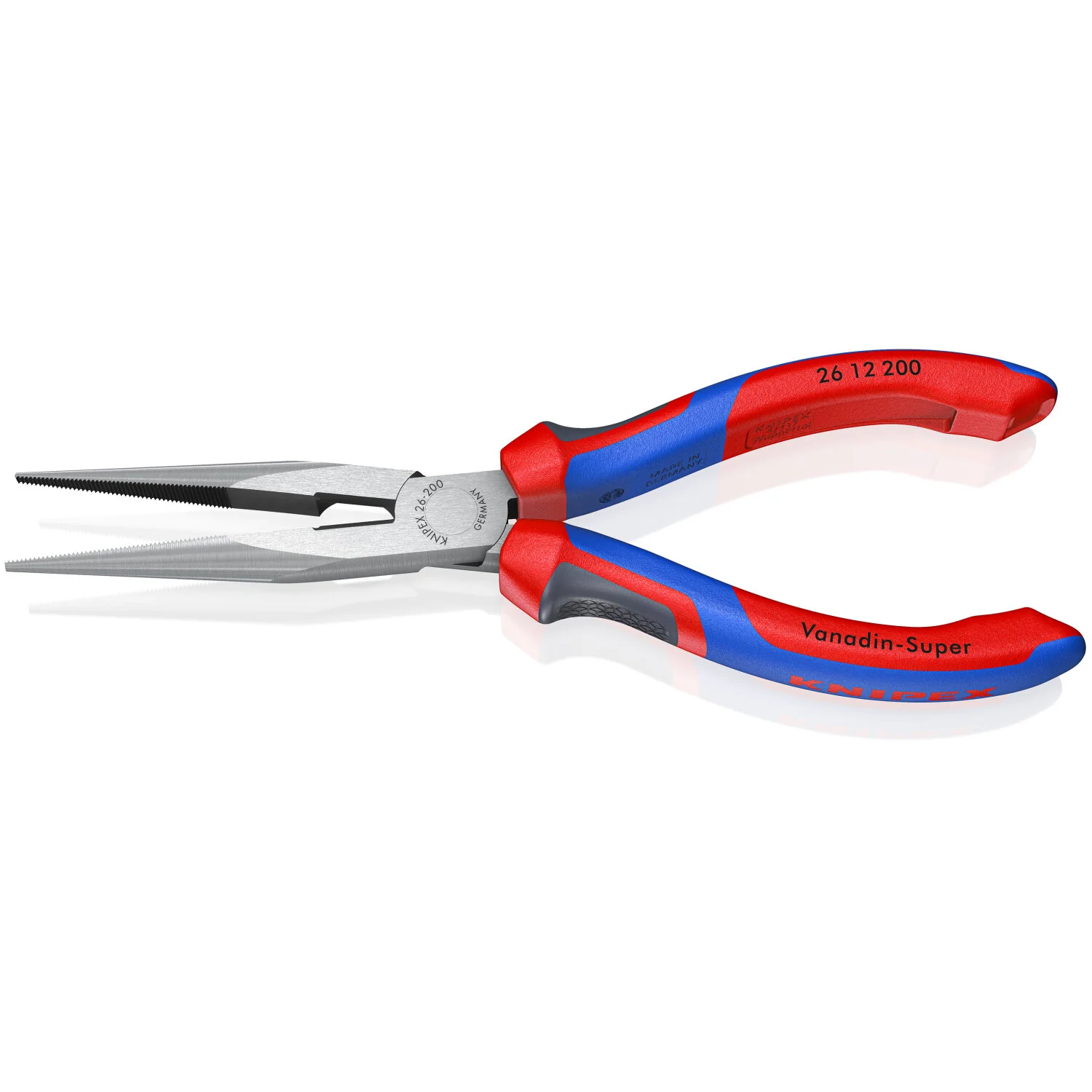 Knipex 26 12 200 SBA KnipeXtend Long Nose Pliers with Cutter, 8" - Image 2