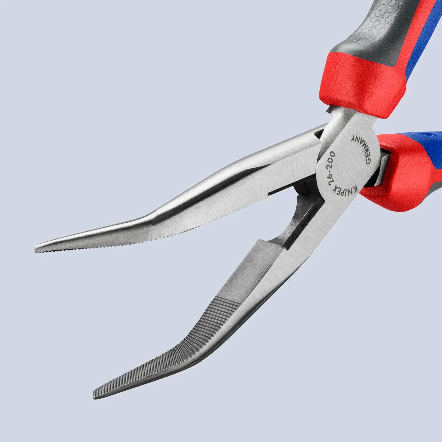 Knipex 26 22 200 KnipeXtend Long Nose 40° Angled Pliers with Cutter, 8" - Image 12