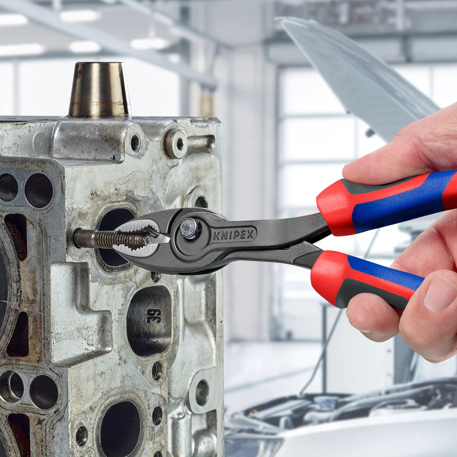 Knipex 82 02 200 KnipeXtend Twin Grip Pliers, 8" - Image 21