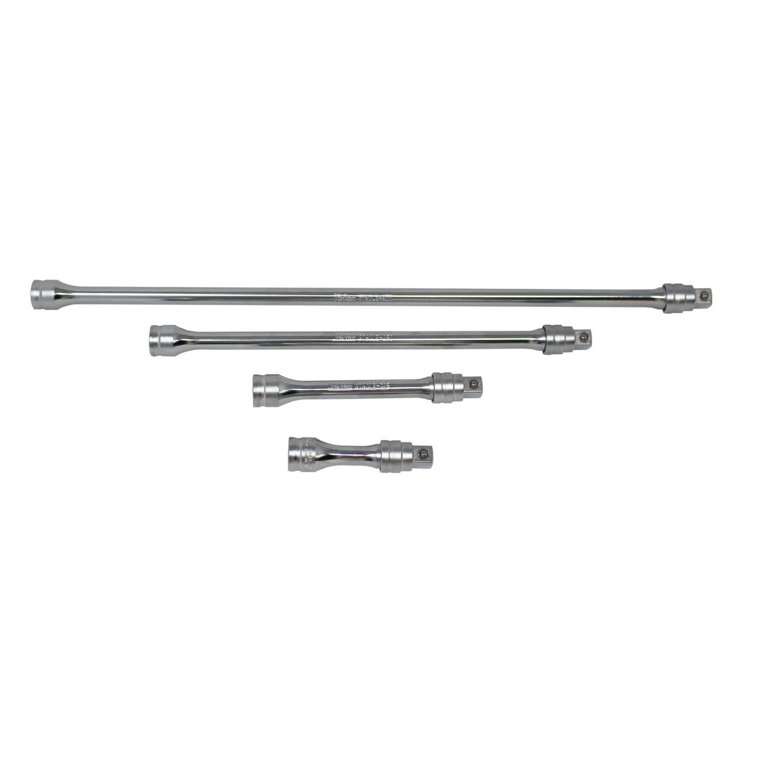 Ko-ken 3760LZ/4 3/8 Sq. Dr. Locking Z-series Extension Bar 4-piece Set