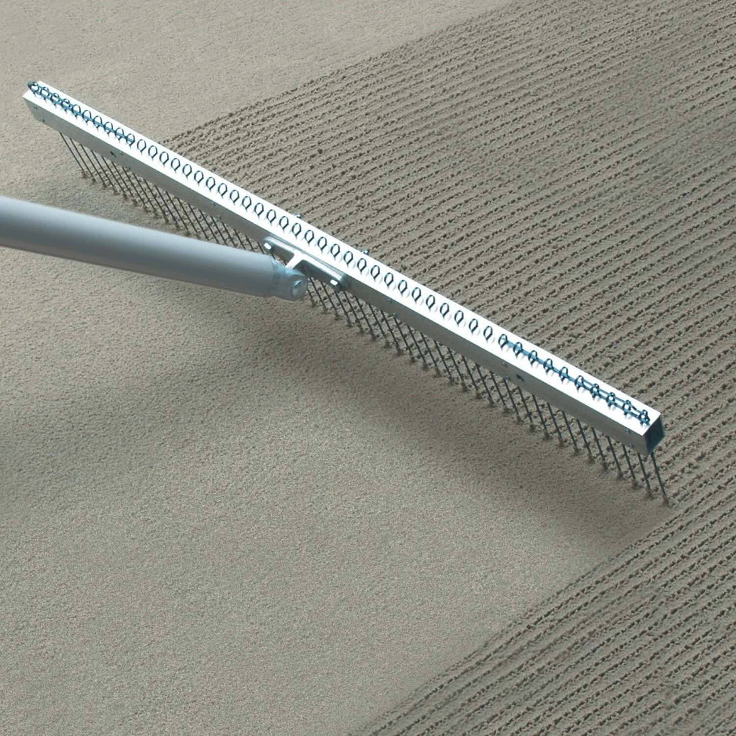 Kraft Tool CC198-5/8 48" Flat Wire Texture Broom - 5/8" Spacing - Image 2