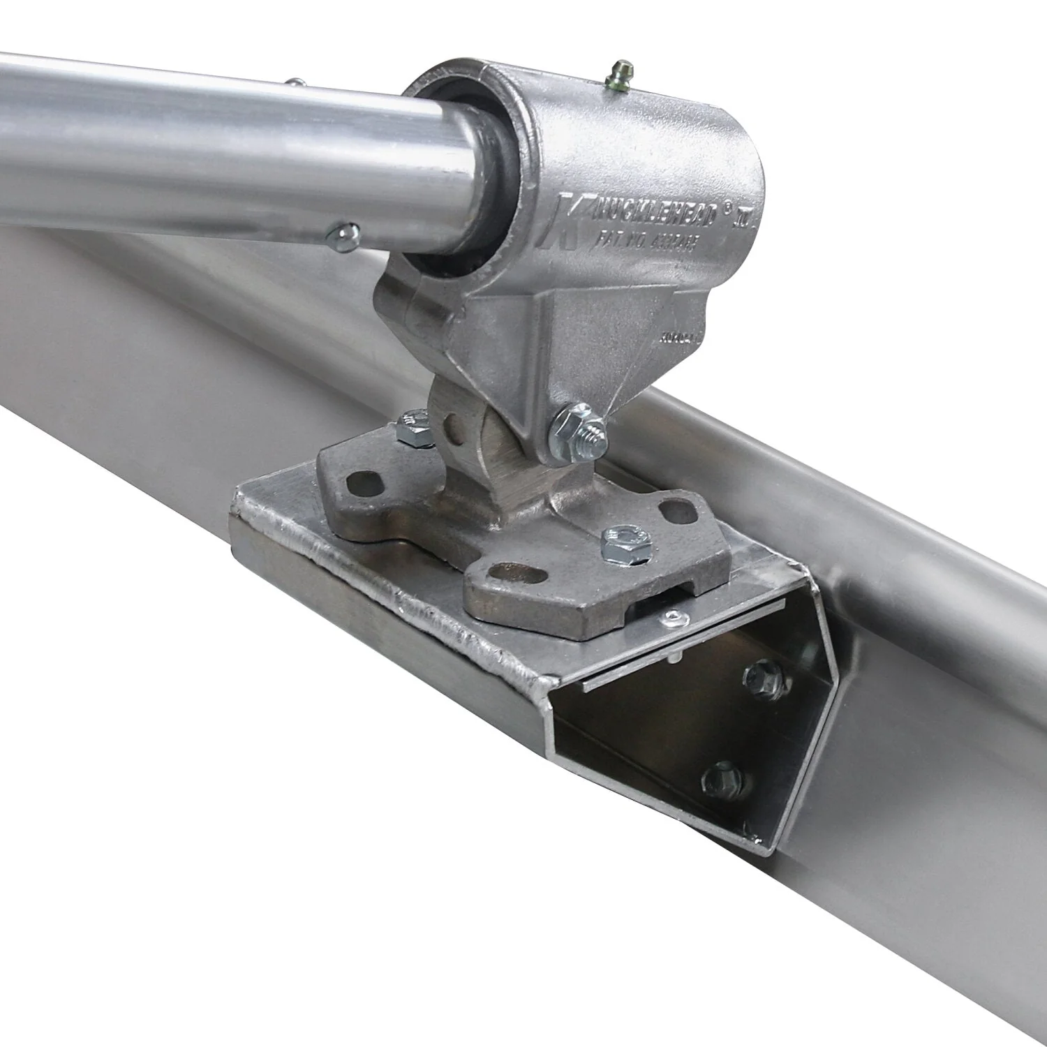 Kraft Tool CC724 20' Magnesium Keyhole Paver's Straightedge with Bracket, Braces, and Handle - Image 5