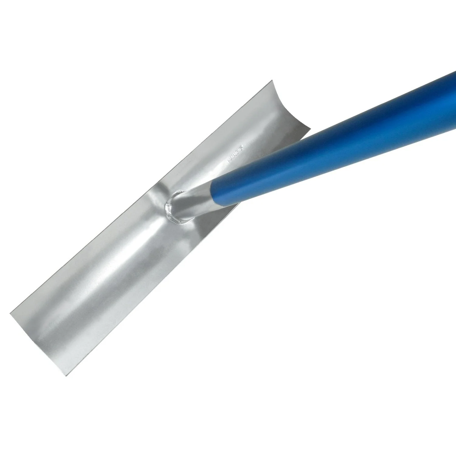 Kraft Tool CC917AL 19-1/2" x 4" Cali Kumalong Concrete Spreader with 60" Aluminum Handle (Assembled) - Image 2