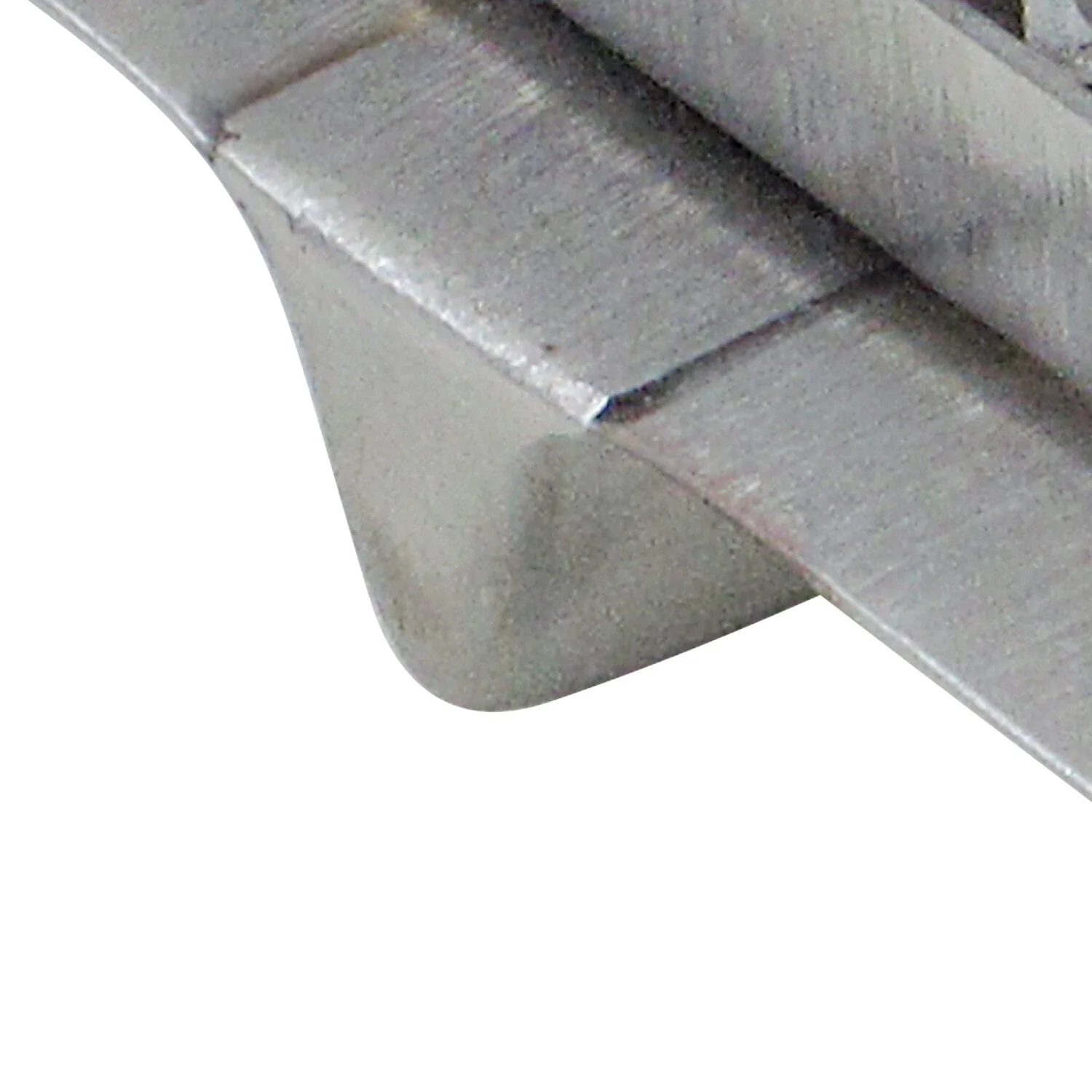 Kraft Tool CF316SS 6" x 6" 1"D 1-1/4"W 1/2"R Denver Jumbo Closed Bit Stainless Steel Hand Groover with Wood Handle - Image 2