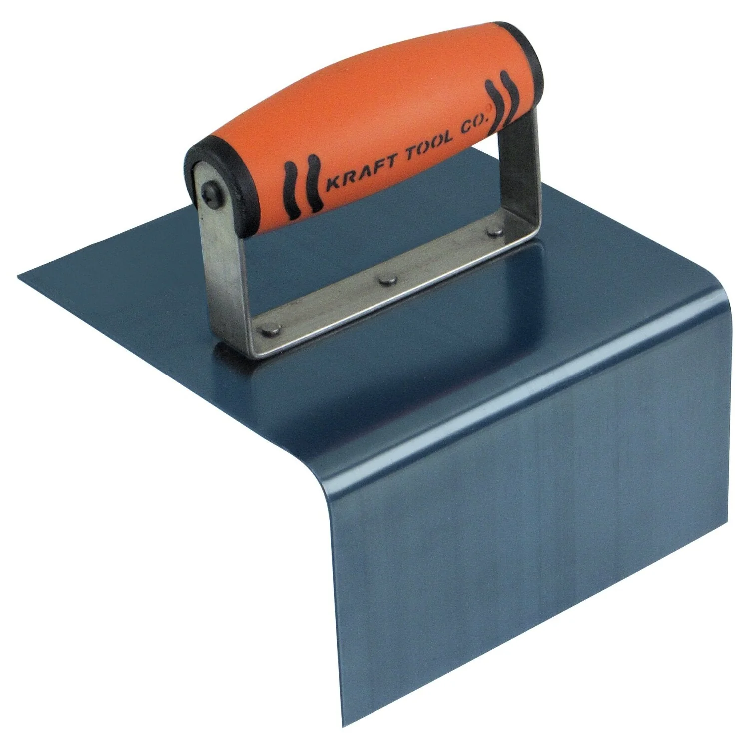 Kraft Tool CF591PF 6" x 6" x 3-1/2" 1/2"R Blue Steel Outside Step Tool with Batter with ProForm Handle