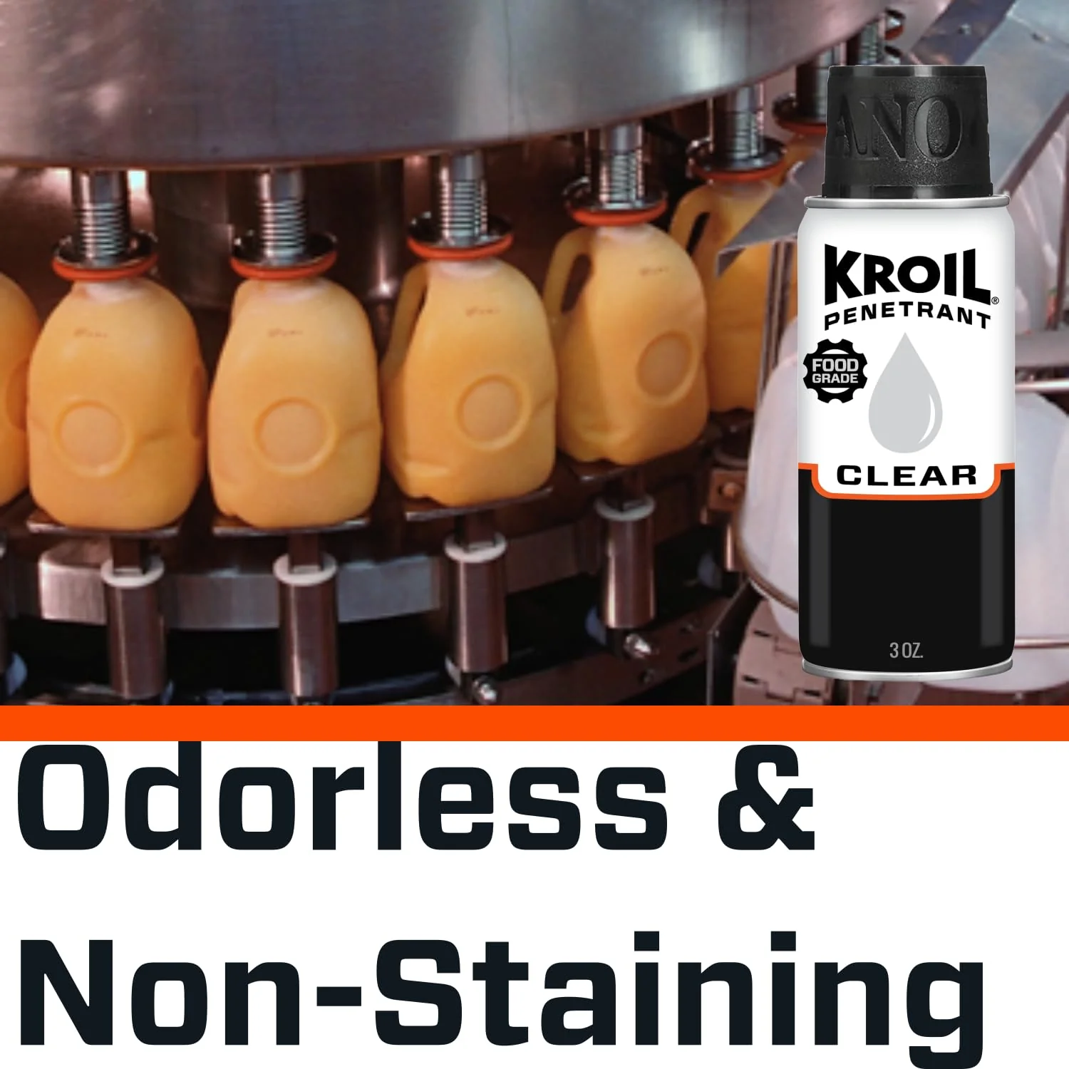 Kroil CKS032 Clear Food Grade Penetrating Oil, Aerosol Spray-3oz Can - Image 5