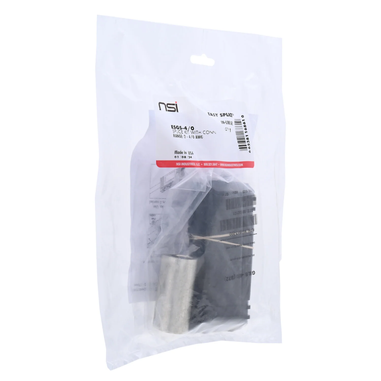 NSI ESGS-4/0 In Line Gel Splice Kit W Connector 2 - 4/0 Awg - Image 5