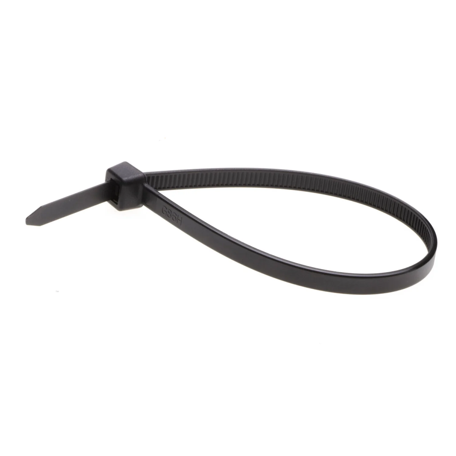 NSI GRP-8750 8”, Black General Purpose 75lb Cable Ties, 100 Pack - Image 4