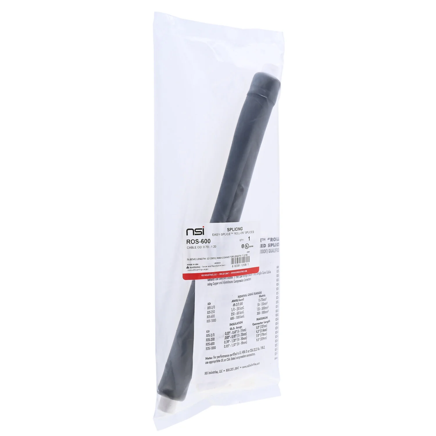 NSI ROS-600 Easy-Splice Roll On Splice 250-600 Mcm - Image 4
