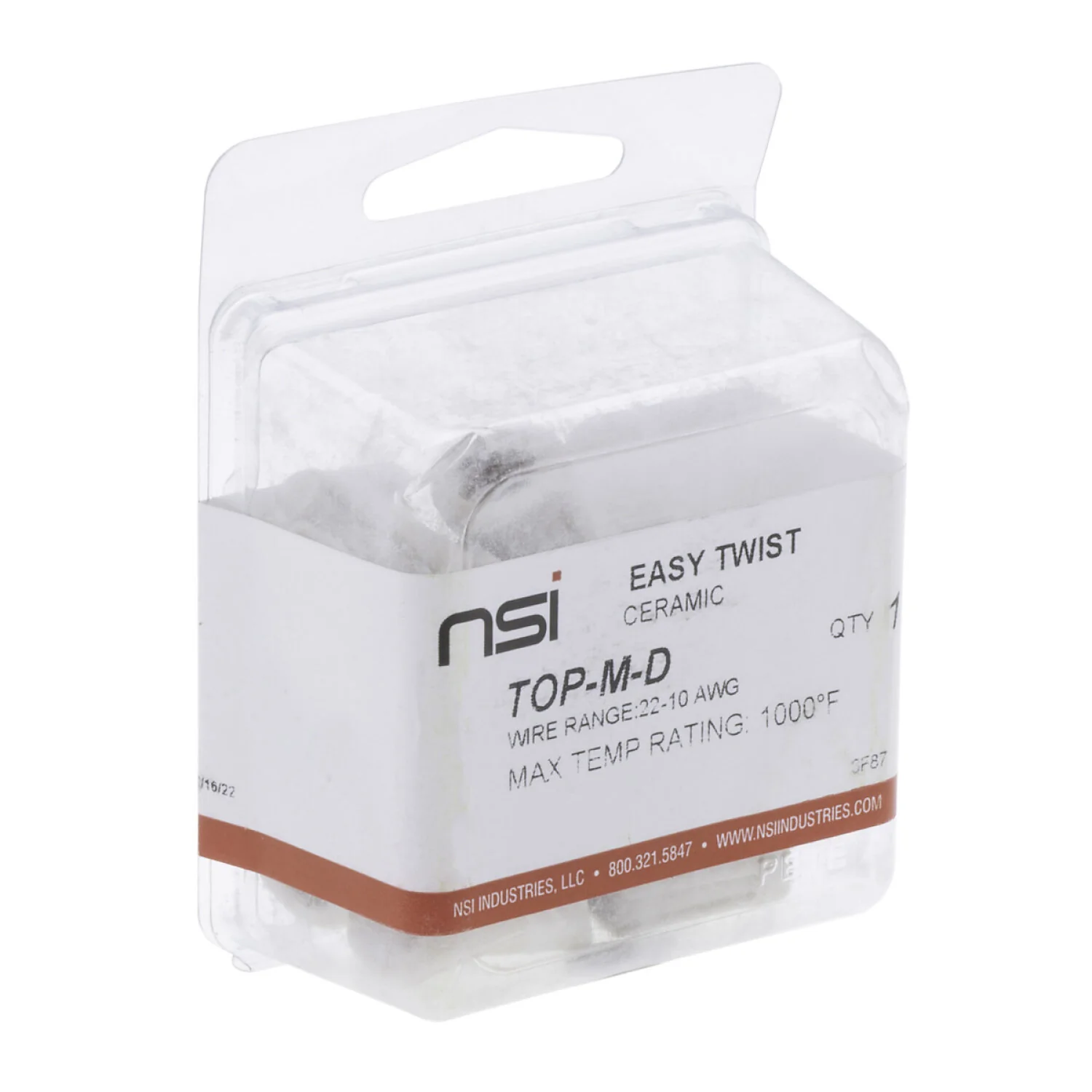 NSI TOP-M-D Medium Ceramic Wire Connectors, High Heat Applications, 15 Pack - Image 4