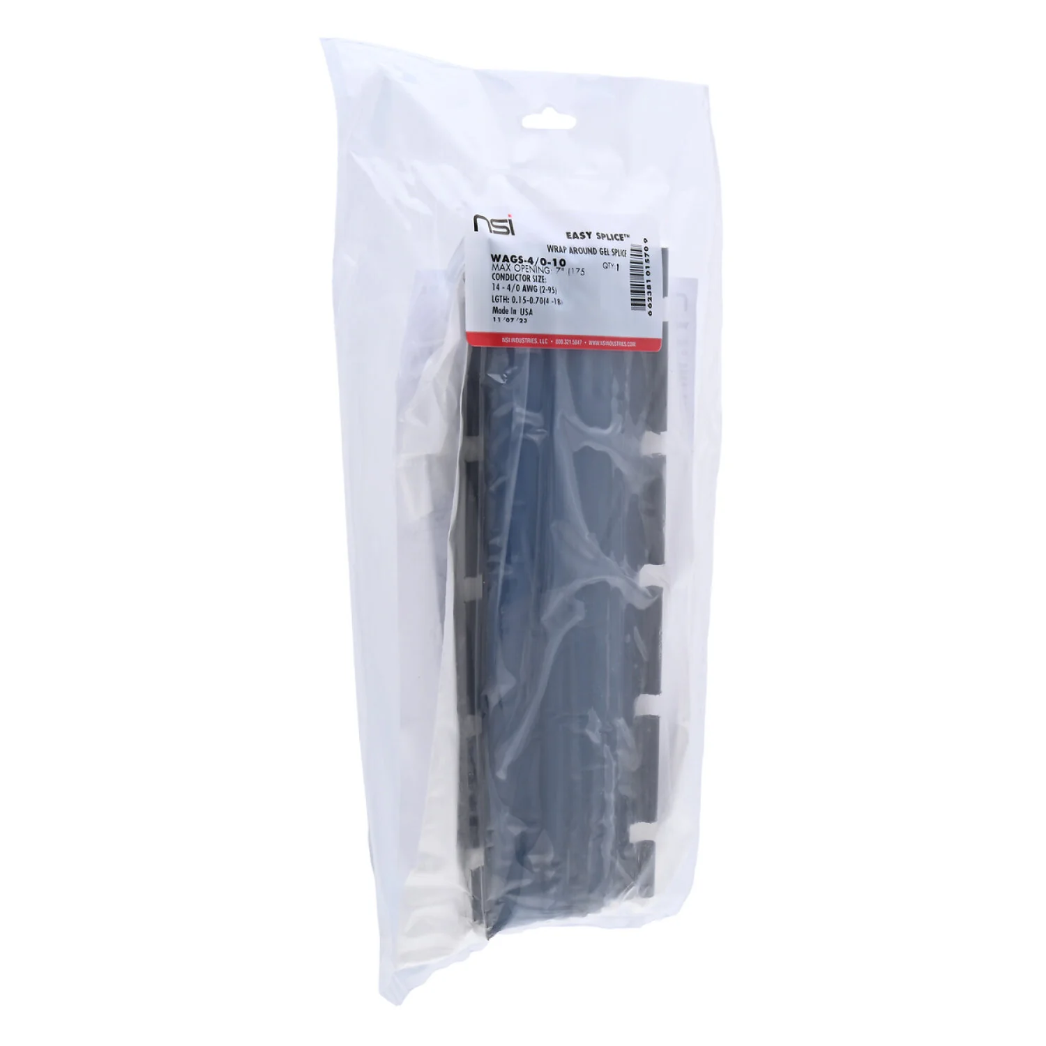 NSI WAGS-4/0-10 Easy-Splice Wrap-Around 4/0 10″ - Image 3