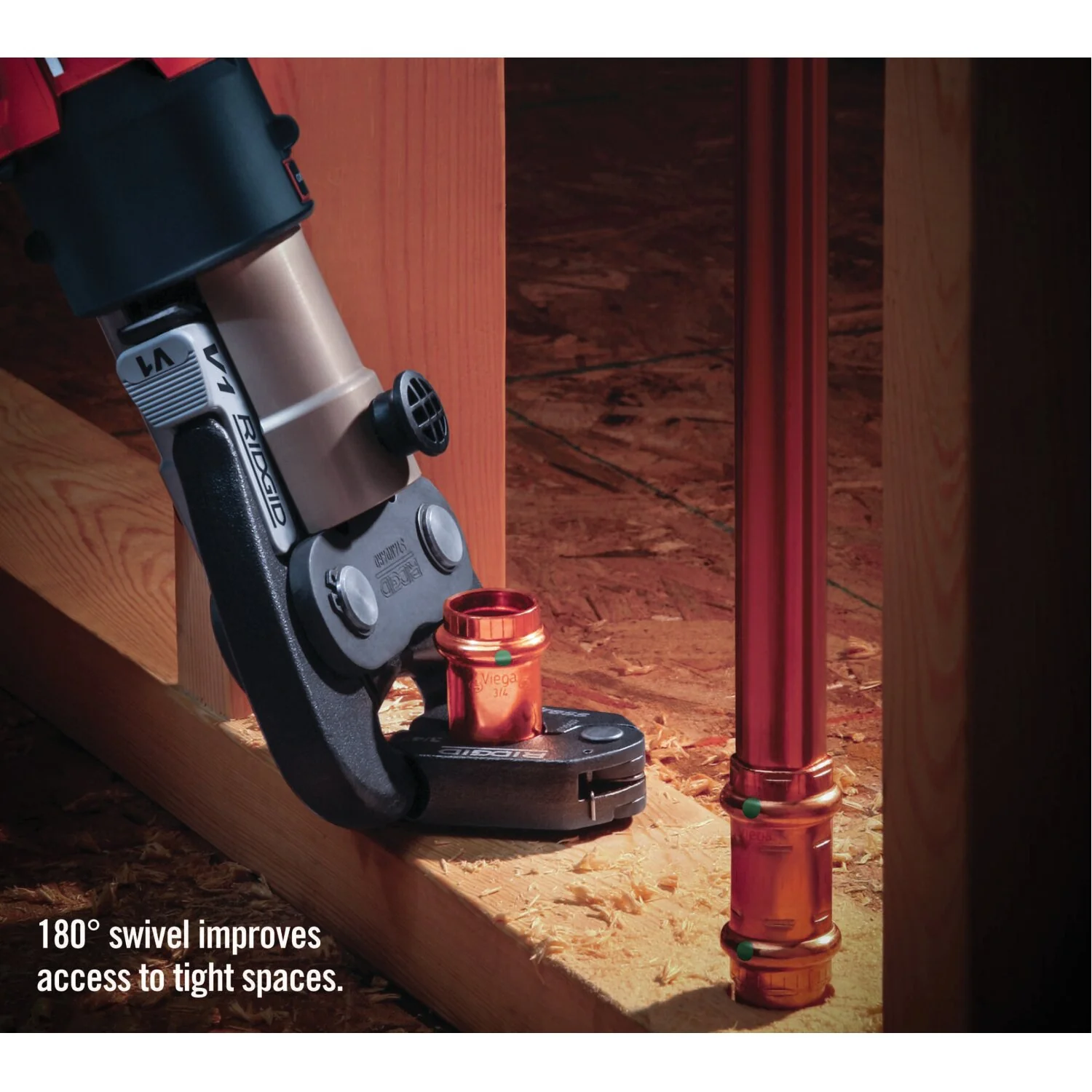 Ridgid 28048 V1/C1 Combo Kit, 1/2" – 1 1/4" Ring - Image 8