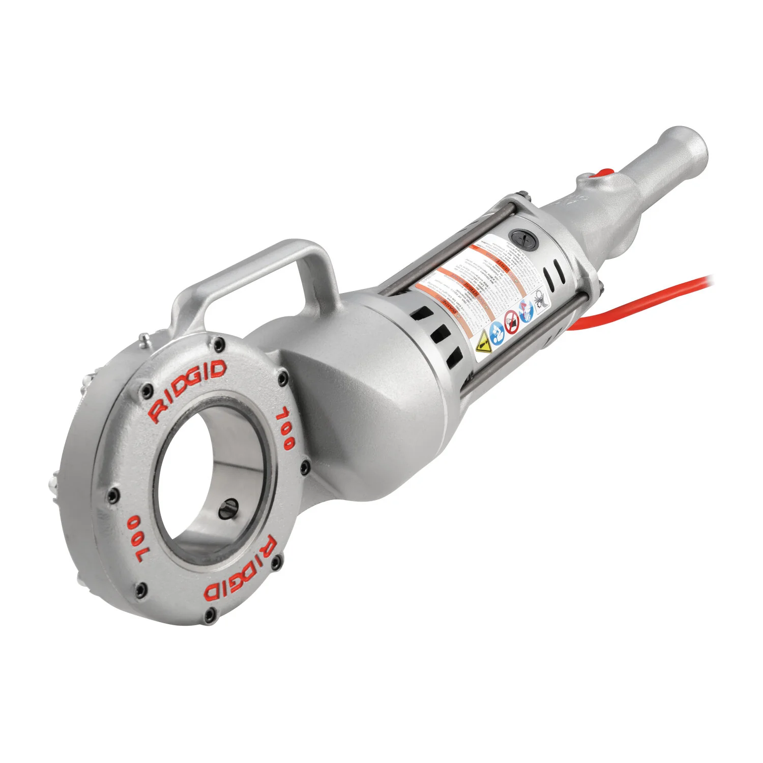 Ridgid 45178 700 Power Drive w/ 1/2"-2" NPT Die Heads, Case and Support Arm - Image 3