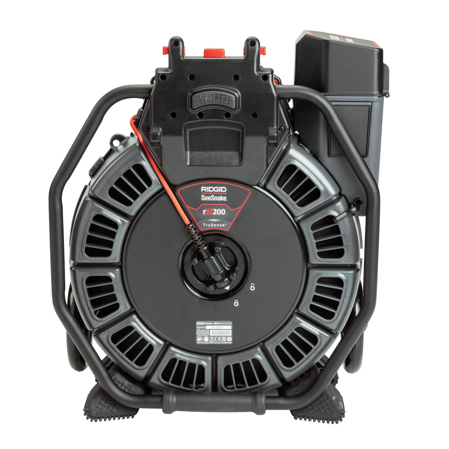 Ridgid 63658 SeeSnake rM200A Reel (200' / 61 m) with Self-Leveling Camera powered with TruSense - Image 6