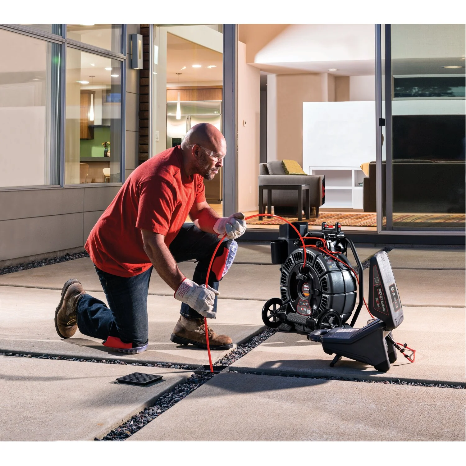 Ridgid 63663 SeeSnake rM200B Reel (165' / 50m) with Self-Leveling Camera powered with TruSense - Image 6