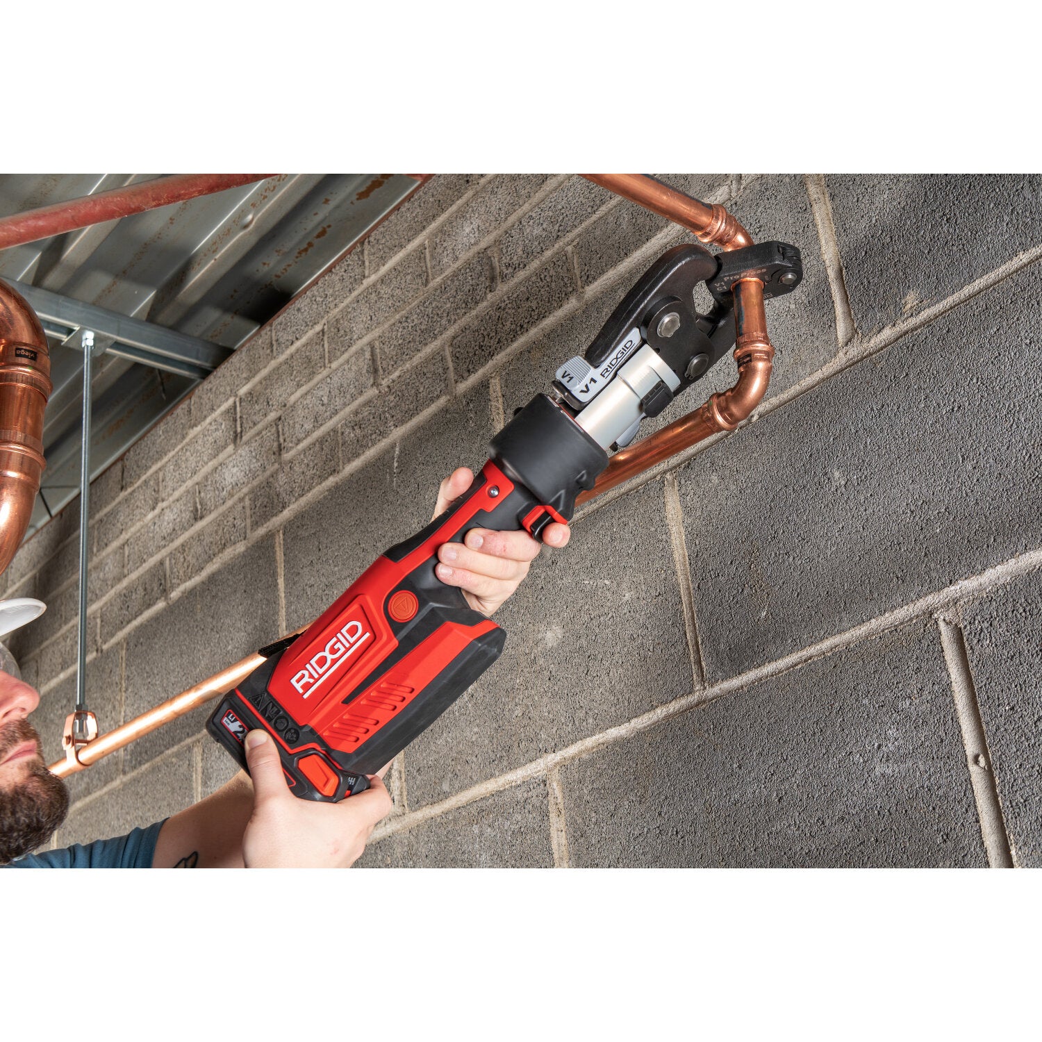 Ridgid 70818 RP 351 Battery Kit W/ MegaPress Jaws (1/2” – 1”) - Image 6