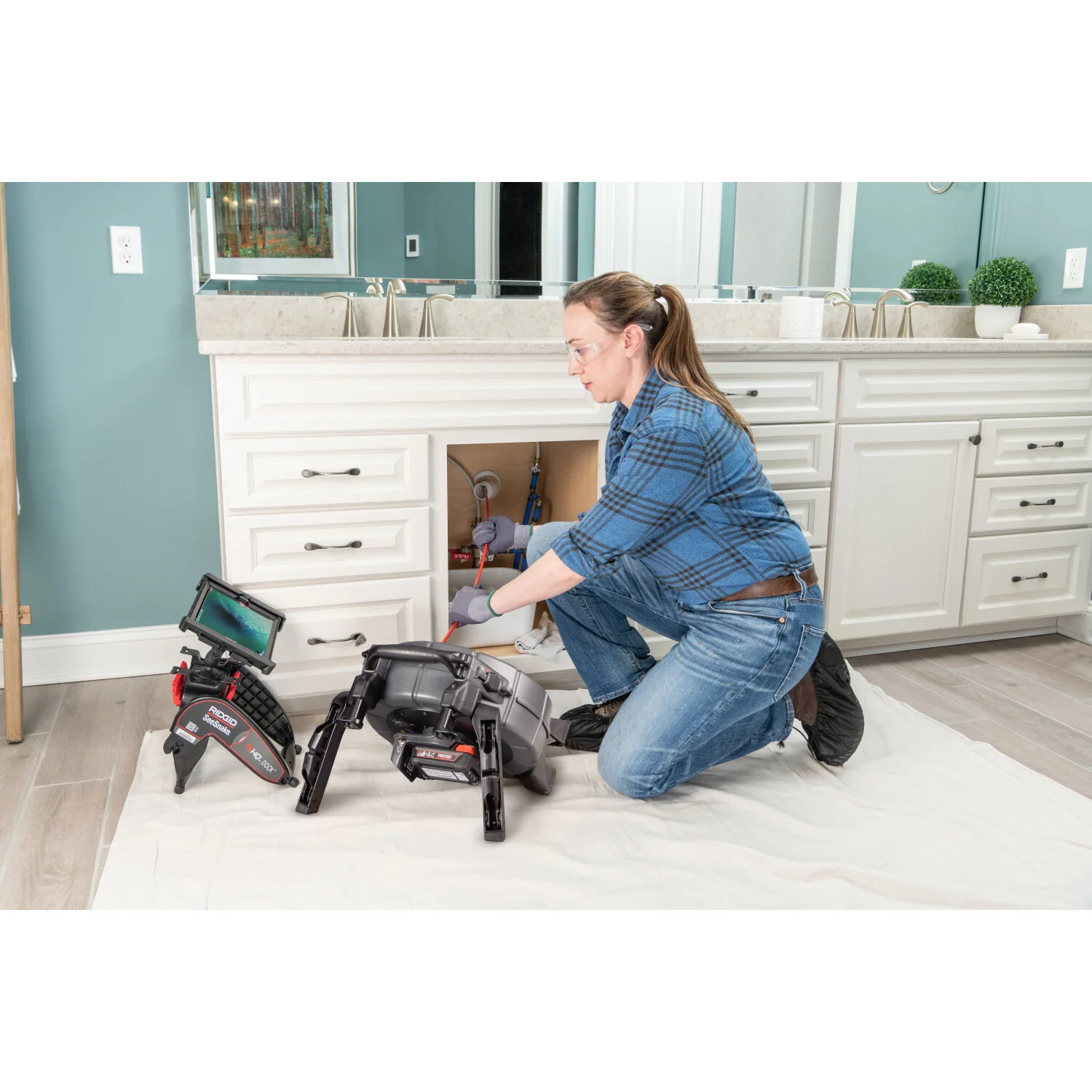 Ridgid 78728 SeeSnake mircroREEL APX & CSx Via System with TruSense - 1 Battery and 1 Charger Included - Image 7