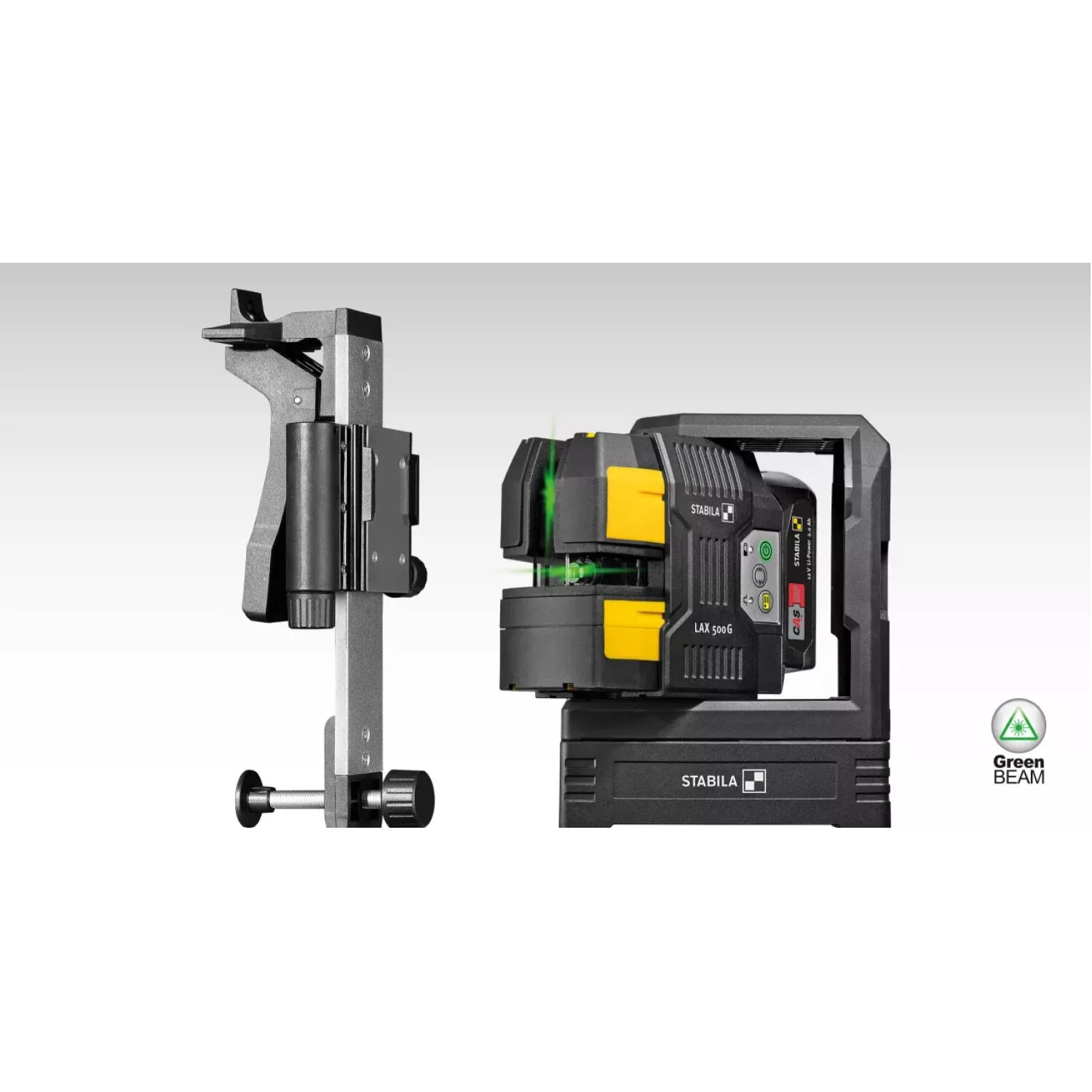 Stabila 03510 Cross-line laser LAX 500 G, 12 V system, 5-piece set, without rechargeable battery and charger - Image 2