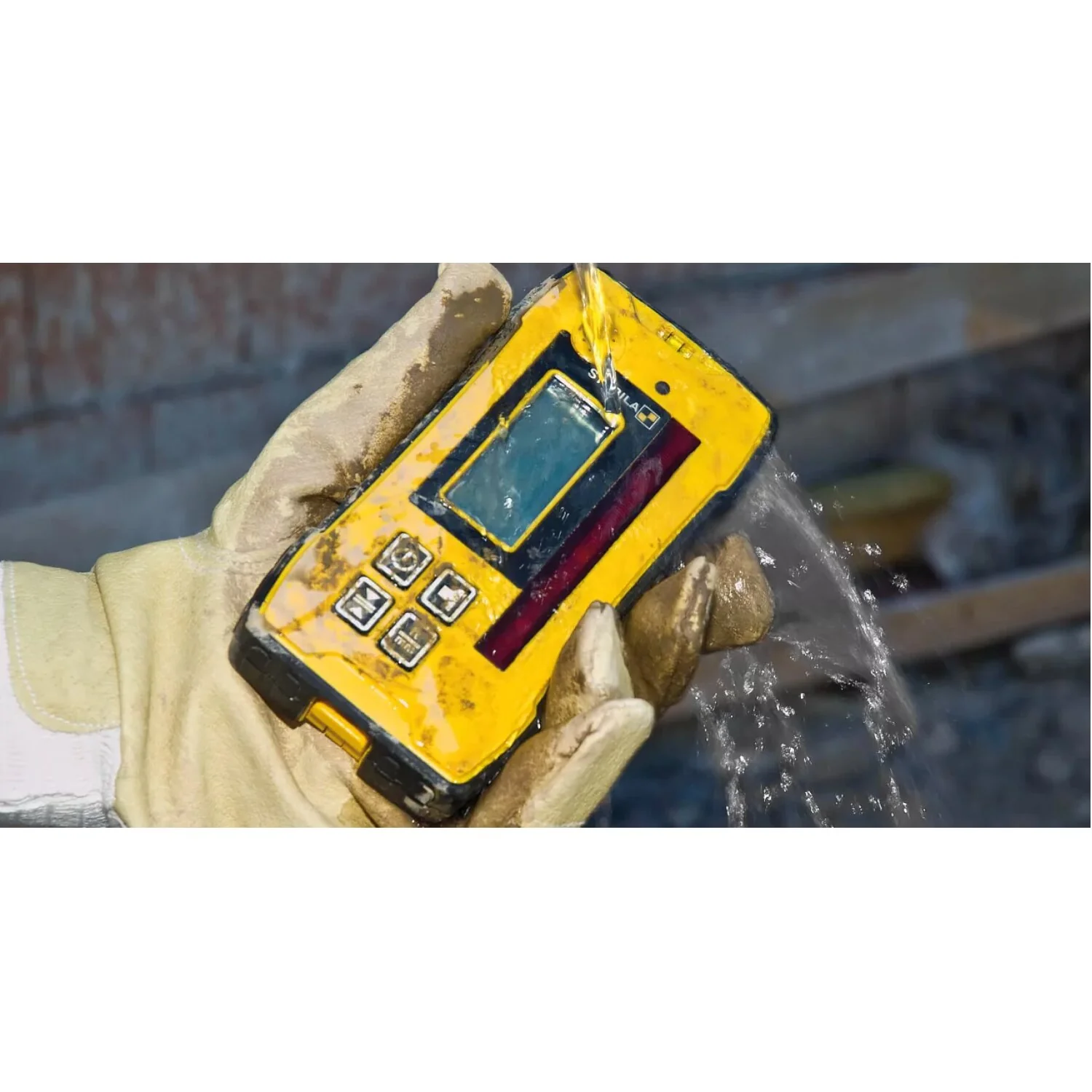 Stabila 07430 REC 300 Digital Rotating Laser Receiver with Bracket - Image 6