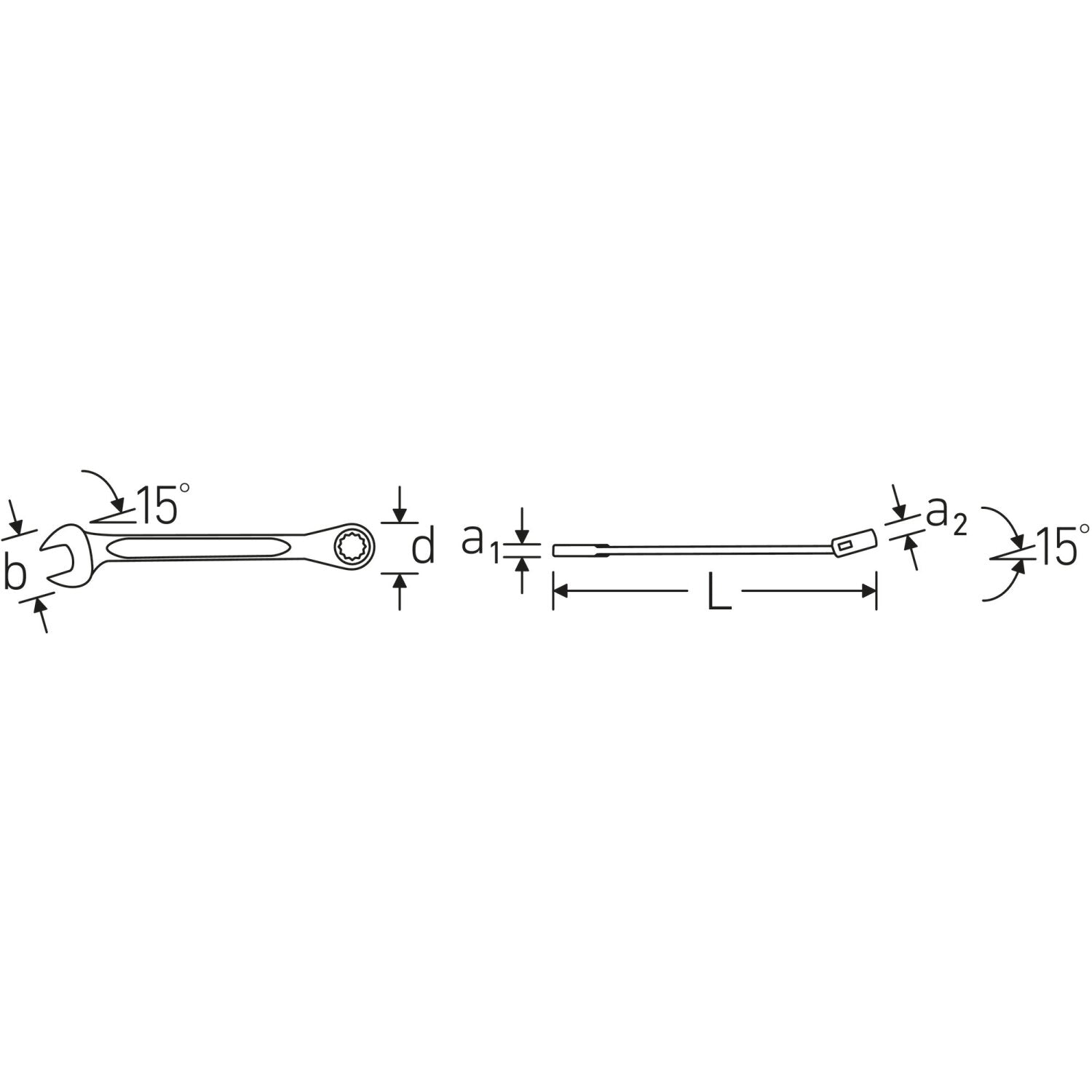 Stahlwille 41474040 Combination Ratcheting wrench - Image 3
