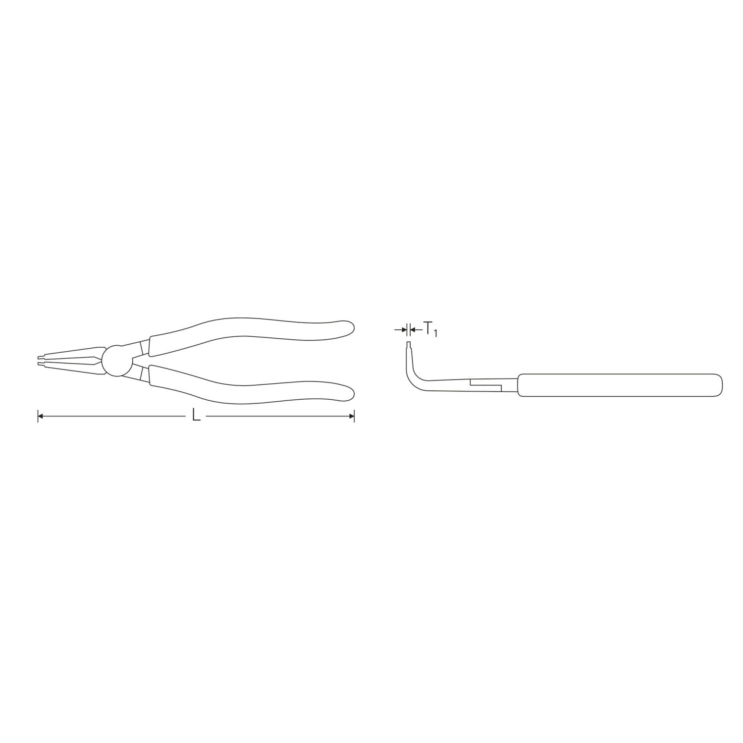 Stahlwille 65446121 Circlip pliers for internal circlips - Image 5