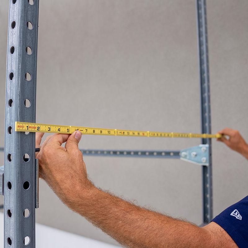 US Tape 55160 Rhino Fiberglass Folding Ruler 5/8" x 6' Carp with 6" sliding extension, Yellow - Image 4