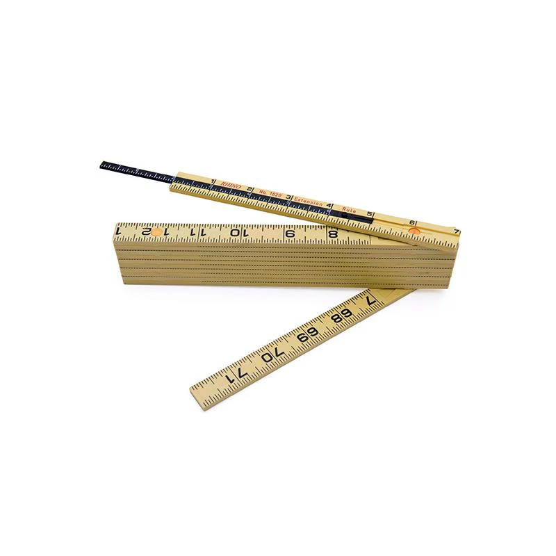 US Tape 55160 Rhino Fiberglass Folding Ruler 5/8" x 6' Carp with 6" sliding extension, Yellow - Image 5