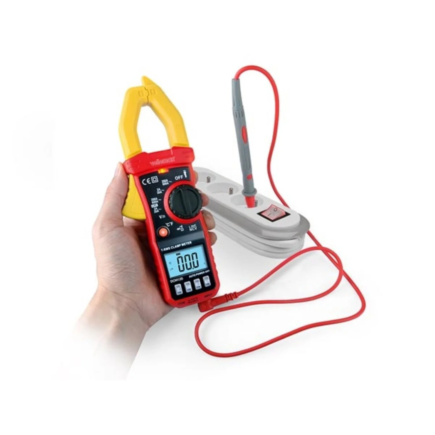 Velleman DCM120 Digital Clamp Meter - Cat Iii - 600 V - Ac - Ncv - With Data-hold Function - Image 12