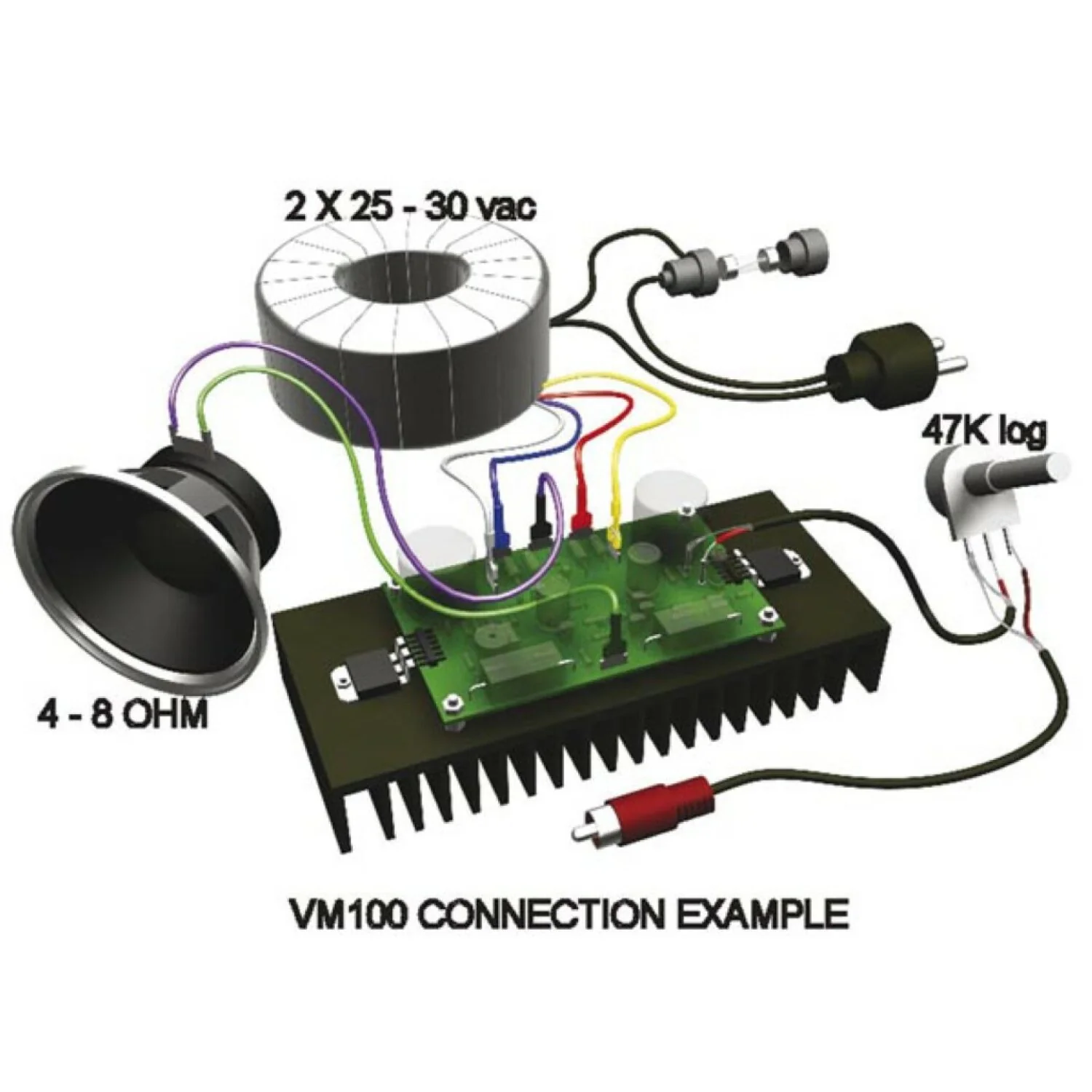 Velleman WMAH100 Power Amplifier Module 200 W - Image 2