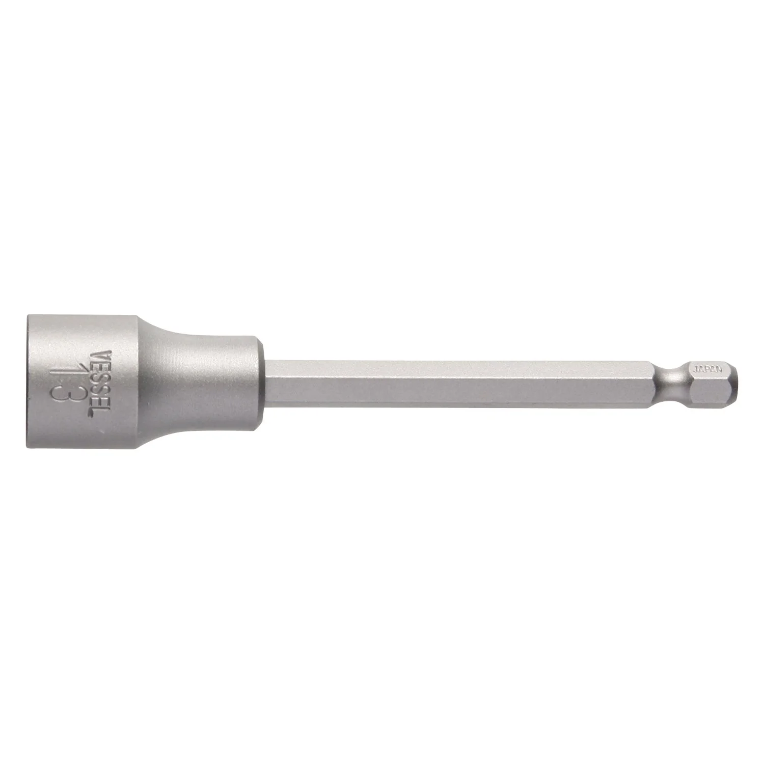 Vessel MB45AF13100P1 Power Bit 1/4" Hex B, A/F13x100 Nutsetter with Press-Fit Magnet