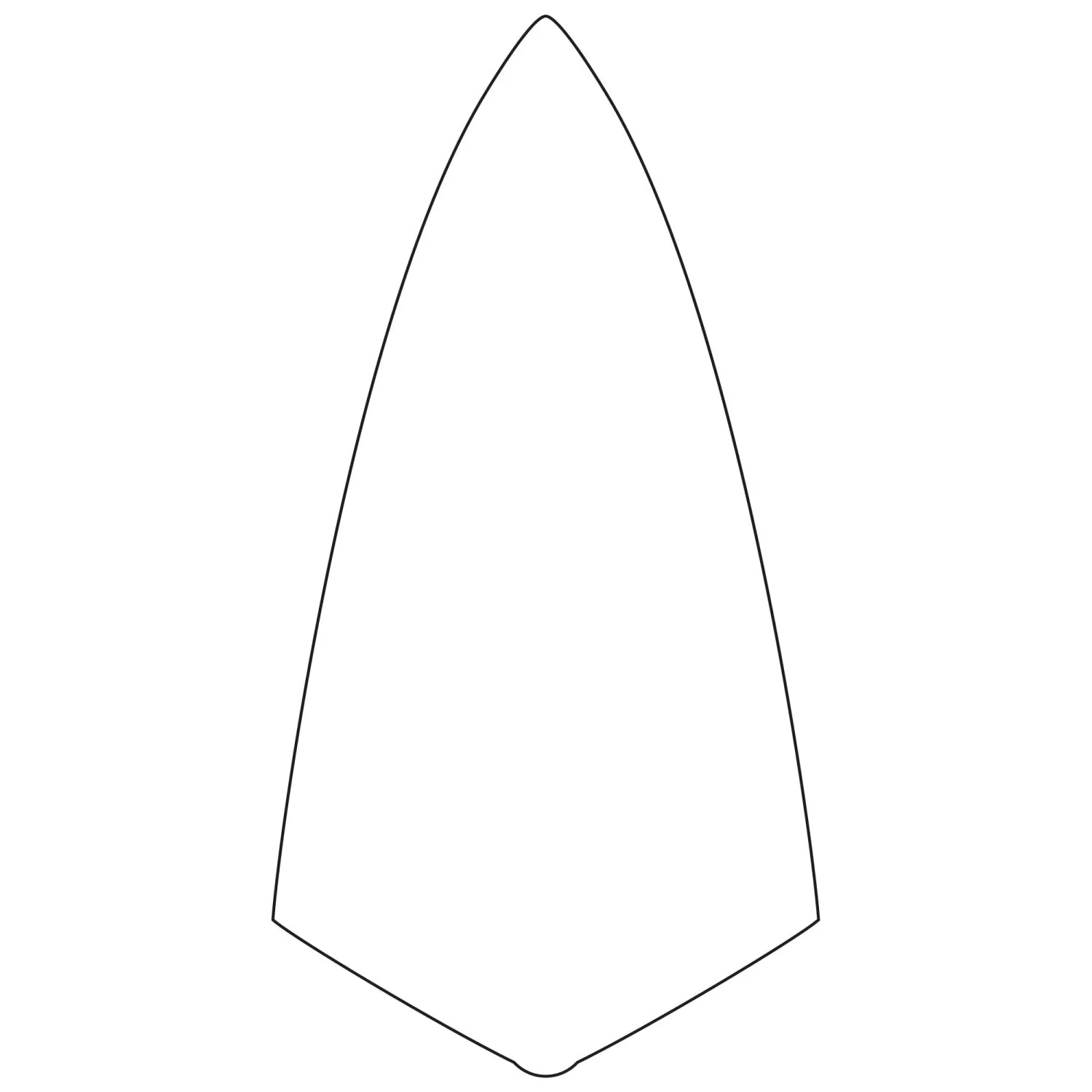 W.Rose RO110-9 1/2K 9-1/2” Philadelphia Brick Trowel with Cork Handle - Image 2