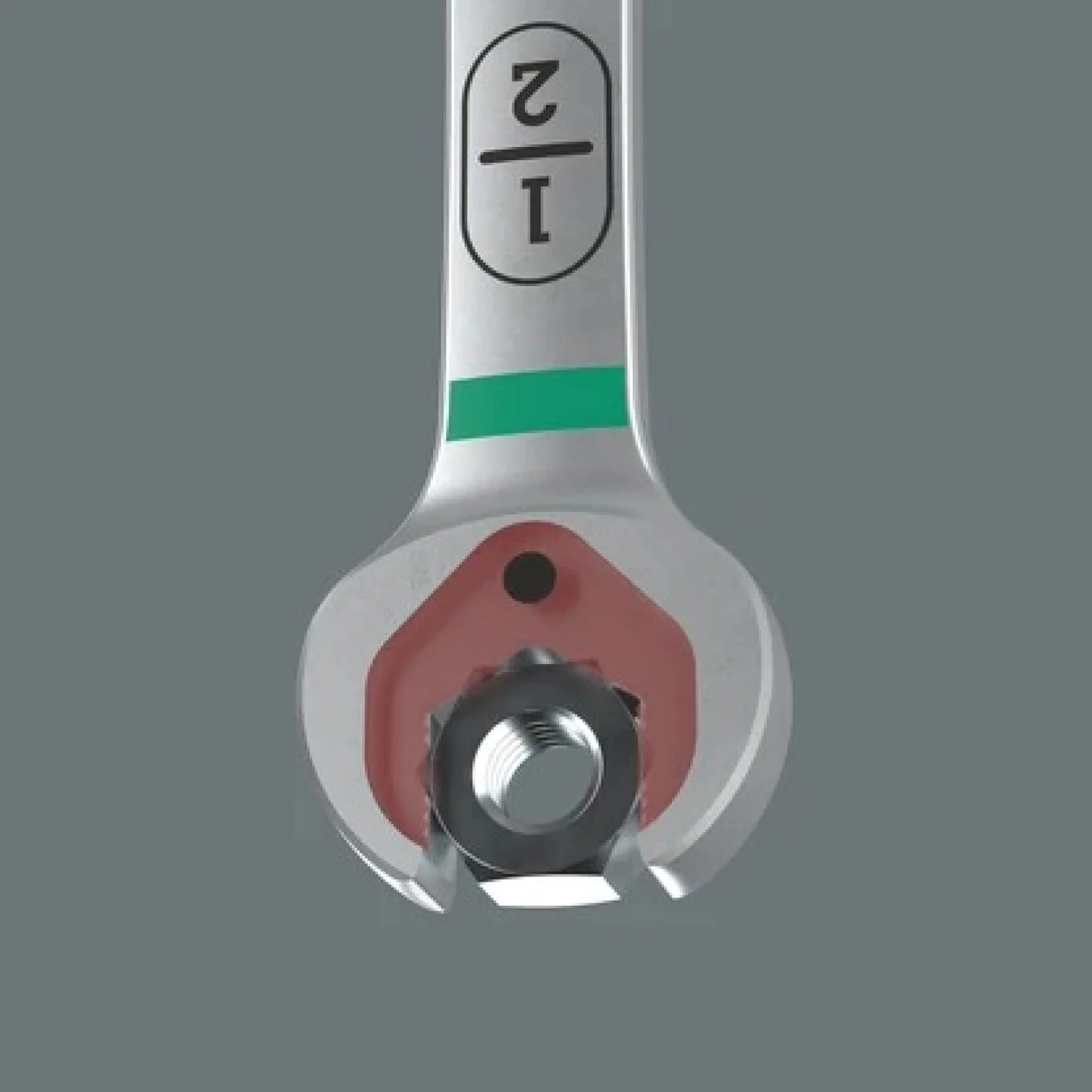 Wera 05020363001 6007 Joker Ratcheting Combination Spanner Sb, Long Design, Imperial, 7/16" X 220 Mm - Image 6