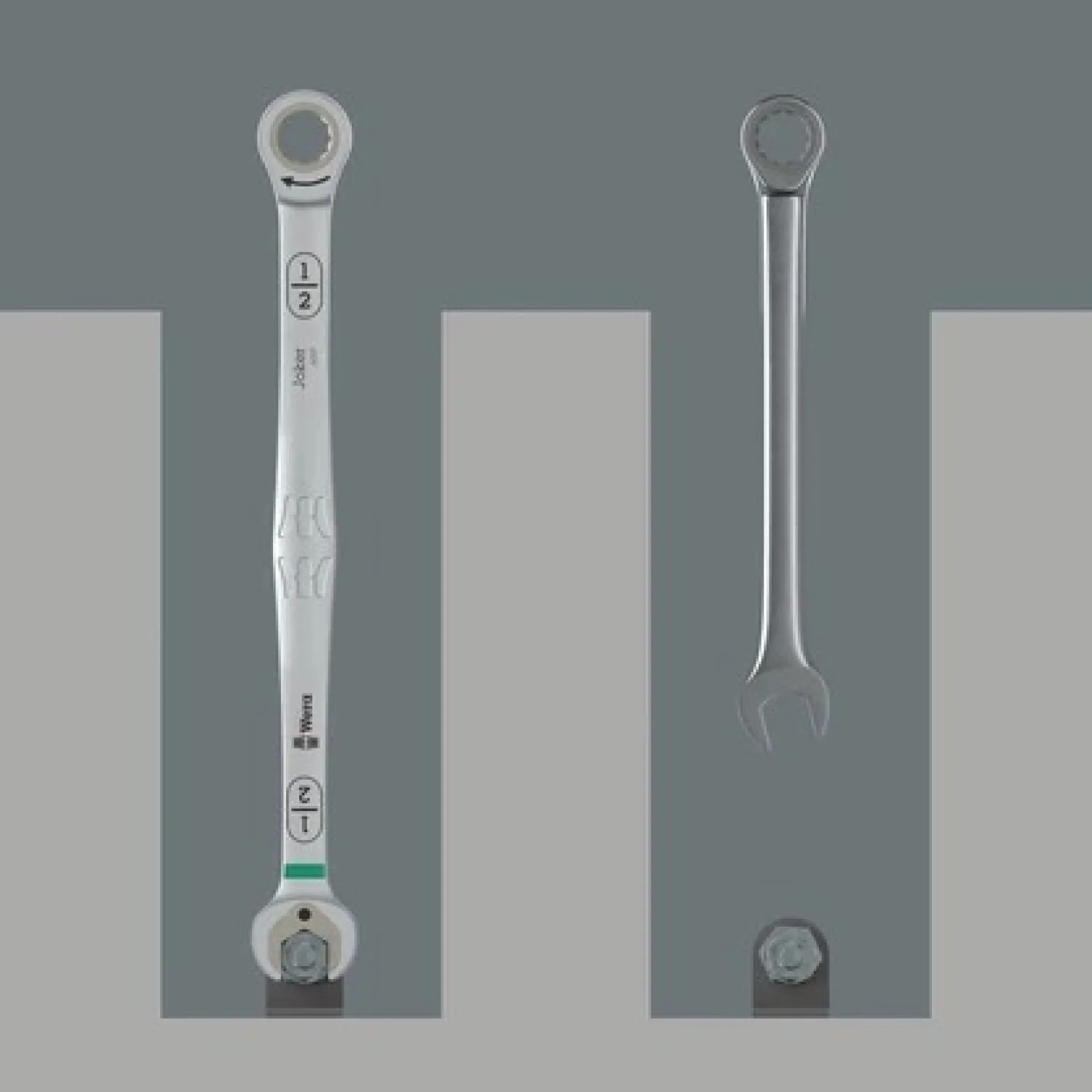 Wera 05020366001 6007 Joker Ratcheting Combination Spanner Sb, Long Design, Imperial, 5/8" X 304.5 Mm - Image 2