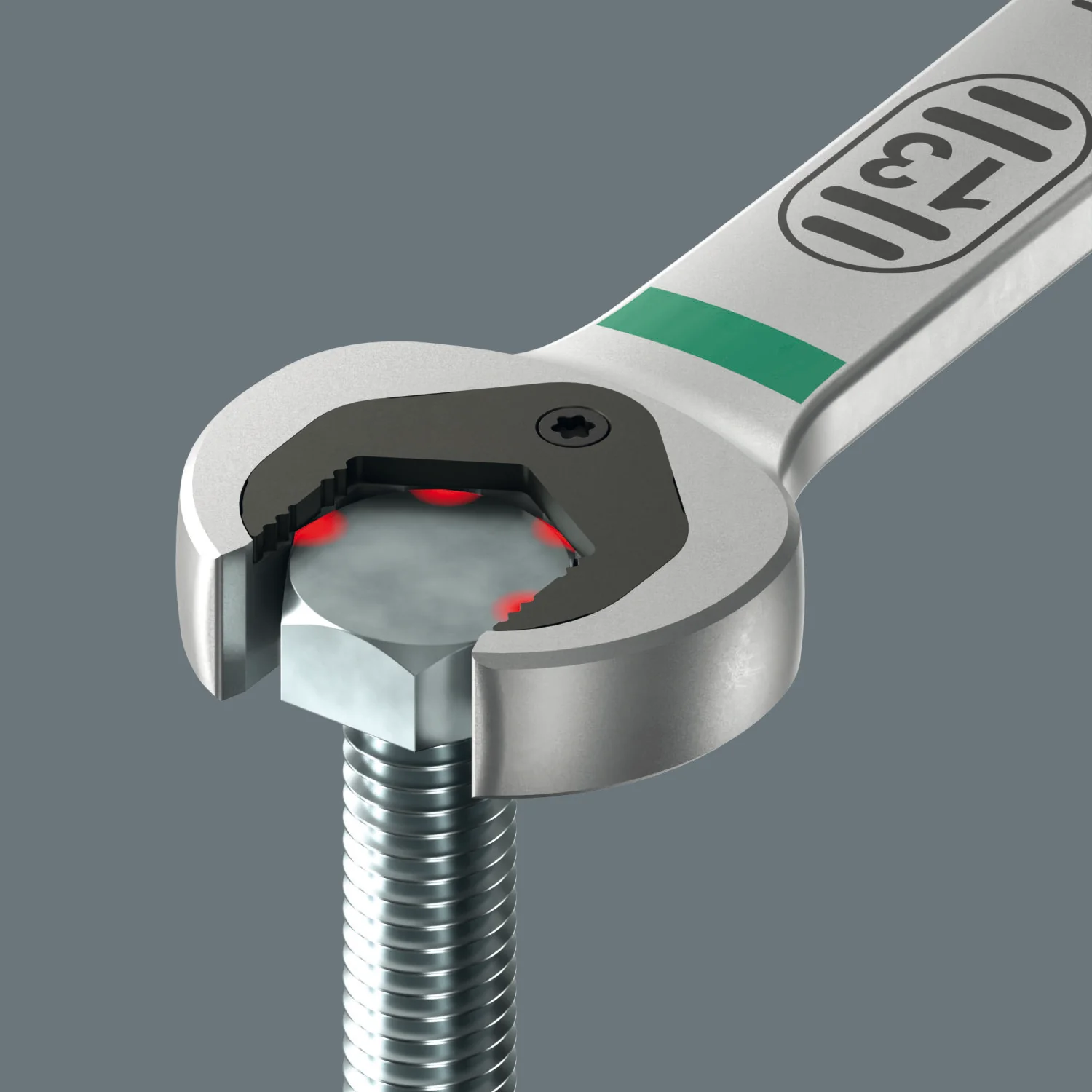 Wera 6007 Joker SB Ring Ratchet Spanner, Long Design, 10 x 209 mm - Image 4
