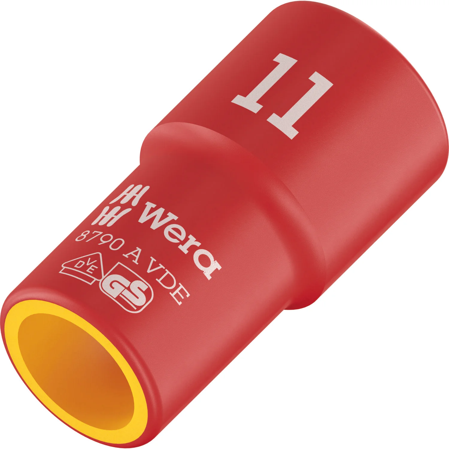 Wera 8790 A VDE Zyklop Socket, Insulated, with 1/4" Drive, 7.0 x 41 mm - Image 2