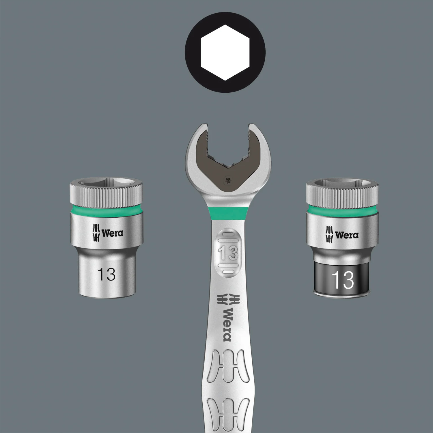 Wera 8790 B Impaktor Deep Set 1, 14 Pc. - Image 7