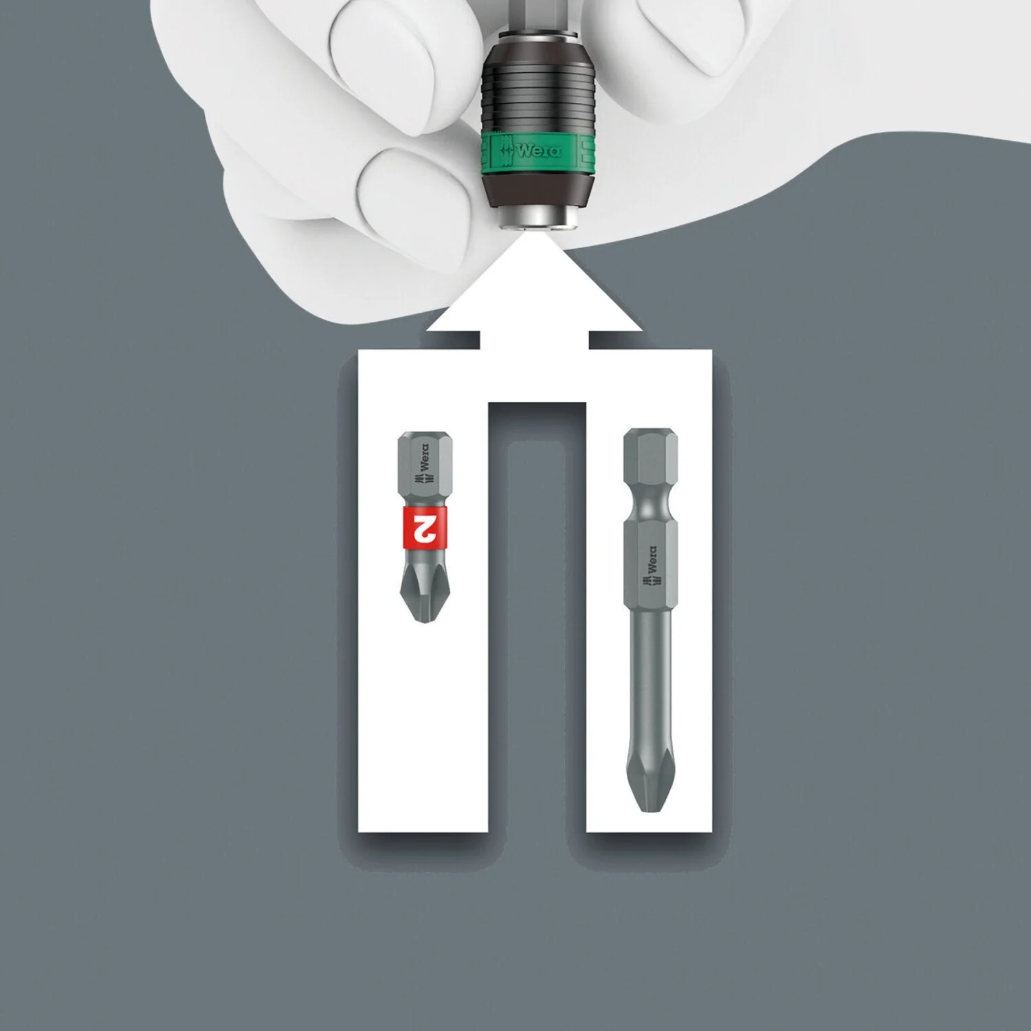 Wera 9752 Foam Insert Kraftform Kompakt with Ratchet Functionality Set 1, 24 Pc. - Image 6